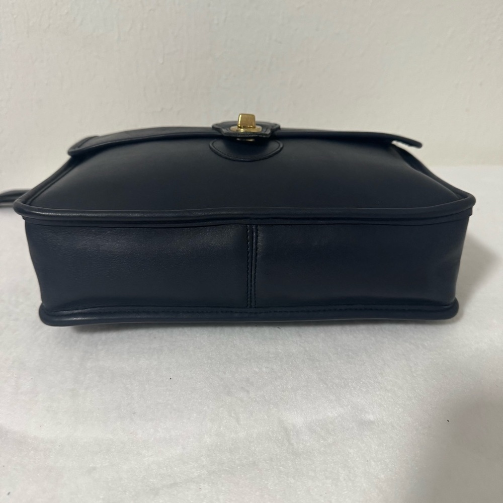 Coach Willis Authentic Vintage 9927 Dark Navy Blue Purse Crossbody EUC - Picture 12 of 12